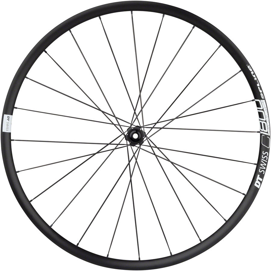 DT Swiss C 1800 Spline Front Wheel - 700 12 x 100mm Center-Lock Black
