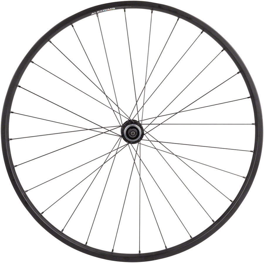Quality Wheels Value Double Wall Series Disc Front Wheel - 650b QR x 100mm Center-Lock BLK