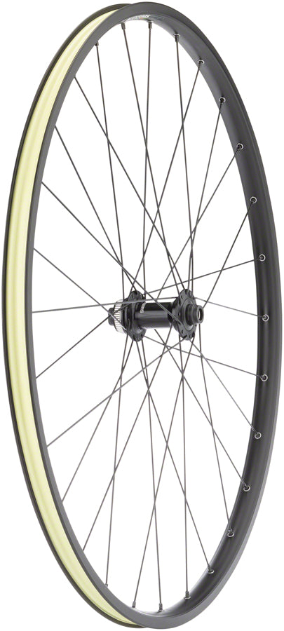 Quality Wheels Value Double Wall Series Disc Front Wheel - 700 12 x 100mm Center-Lock BLK