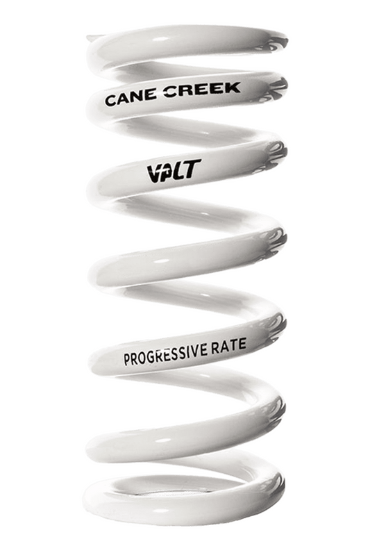 Cane Creek Progressive Rate VALT Lightweight Rear Shock Spring - 45mm x 500-610lbs White