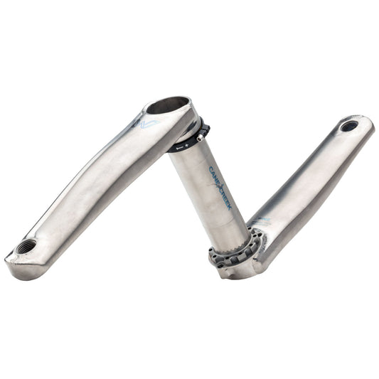 Cane Creek eeWings Mountain Titanium Crankset - 165mm Direct Mount 30mm Spindle Brushed Titanium