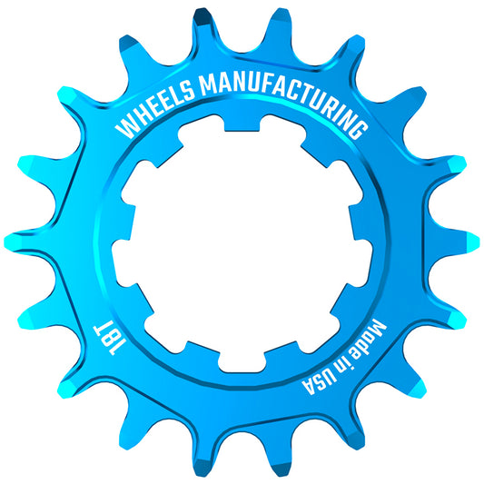 Wheels Manufacturing SOLO-SPEED Cog - 18t Fits SOLO-SPLINE SOLO-XD kits Teal